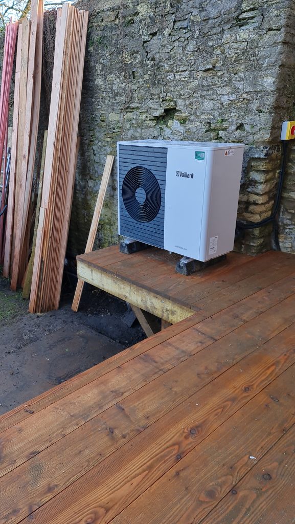 eco refurbishment with an air source heat pump